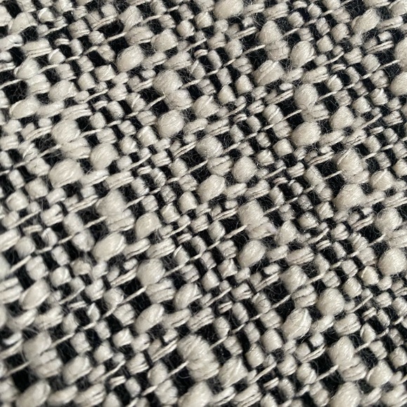 Women’s Dress Coat Black and White - Picture 3 of 7